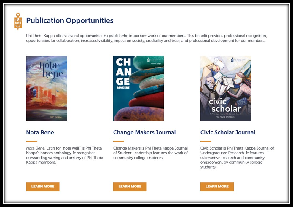Publication Opportunities
