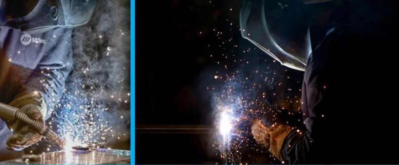 Vermeer Corporation photos showing welders