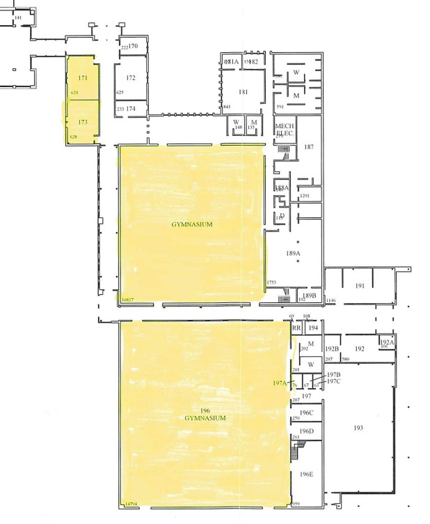 Boone Gym Building Rental Spaces
