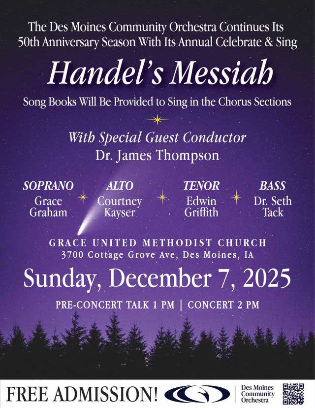 Handel's Messiah Performance Poster