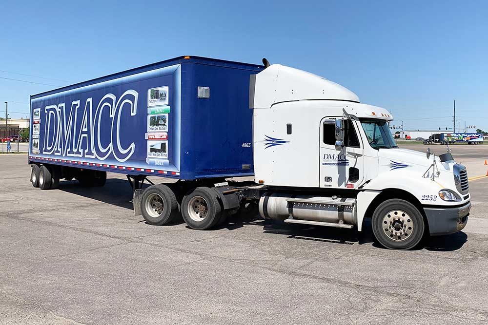 DMACC Transportation Institute semi trailer