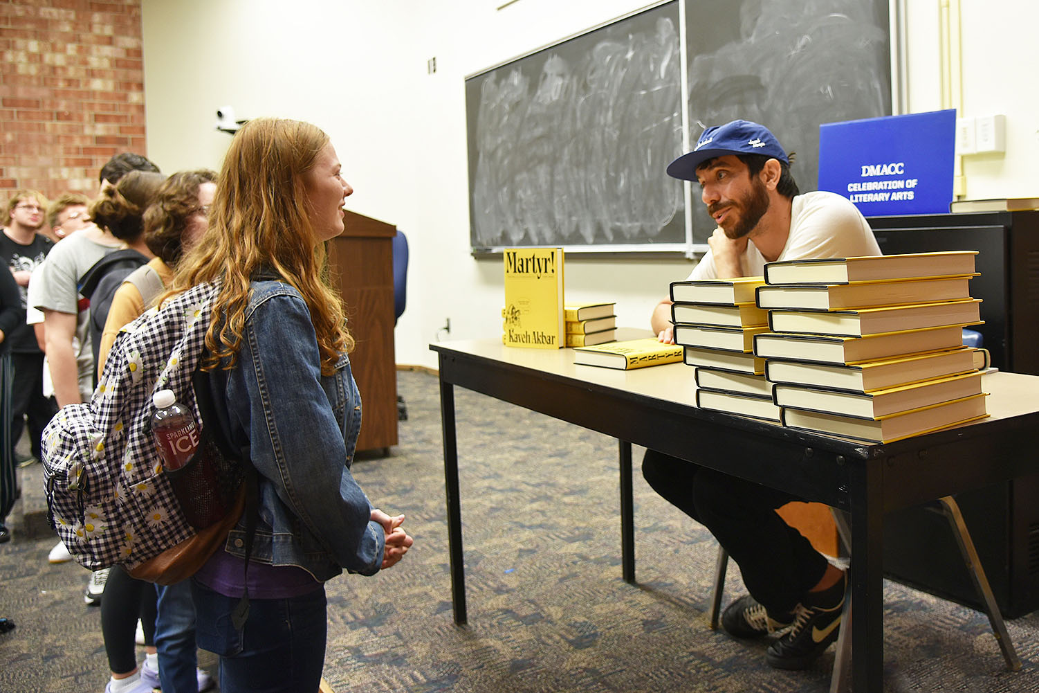 Kaveh Akbar at DMACC