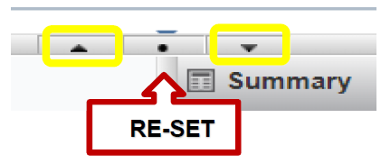 The toggle arrows and the reset button